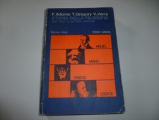 Storia della filosofia F.Adorno T.Gregory V.Verra Volume 3 Editori Laterza 1978