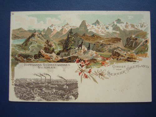 Cartolina svizzera gruss - svizzera,