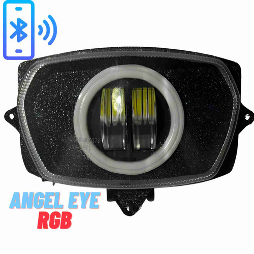 Faro fanale led rgb face - led,