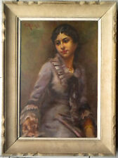 080611a Ritratto di donna di Richard Togo Durando (Buenos Aires 1910- 1981?) 