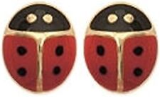Gioielli Bambini Placcato Oro - Orecchini Coccinella
