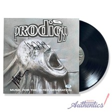 The Prodigy LP in vinile autografato firmato "Musica per la generazione Jilted" PSA/DN
