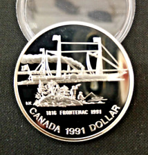 Dollaro Canadese 175° anniversario - Battello a vapore "Frontenac" 1991