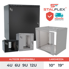 10“ 19” 4U 6U 9U 12U RACK Armadio di Rete Armadio Server a Muro