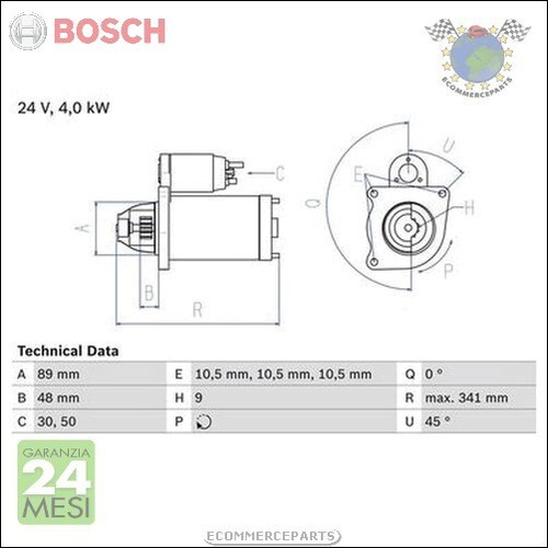 Motorino avviamento bosch - motorino,