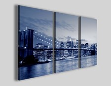 Quadri città New york bridge V stampe moderne su tela