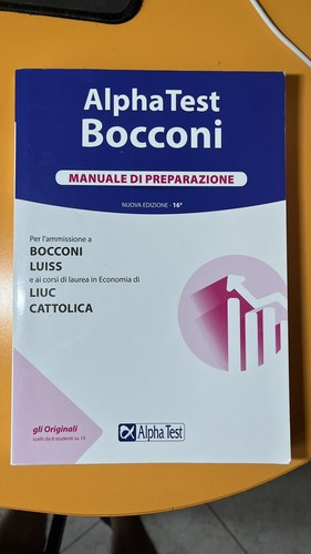 Alpha test bocconi manuale - test,