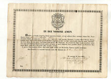 Lasciapassare Ordine Equestre Santo Sepolcro di Gerusalemme 1871