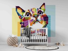 Carta da parati 3D gatto