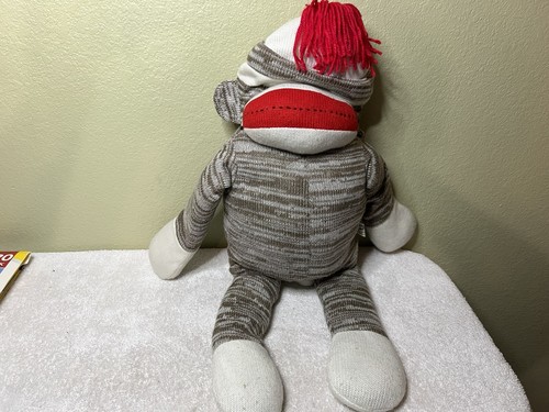 Calzino scimmia peluche grande - calzino,