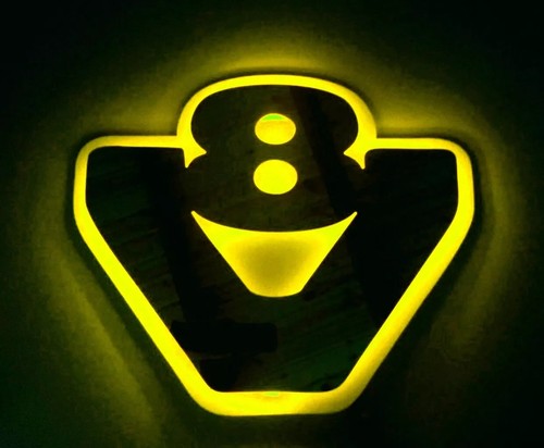 Pannello interno led giallo - led, v8