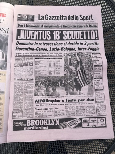 Giornale calcio ristampa - calcio,