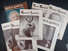 lotto 8 riviste americane Musical America