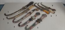 Pugnali arabi e marocchini vintage Dagger Knife jambiya koummya. LEGGERE PRIMA!