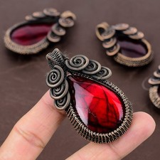 Ciondolo in filo di rame fatto