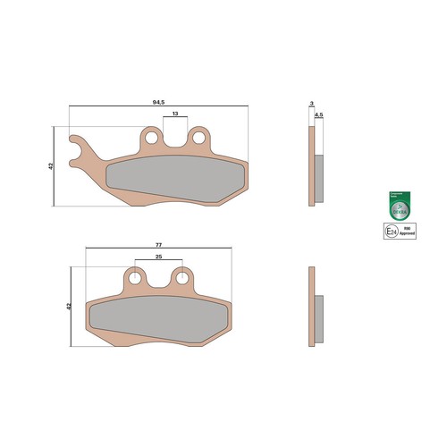 Pastiglie freno malossi brake - freno,