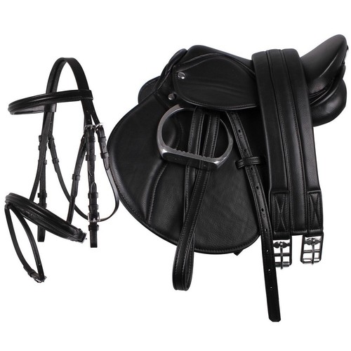 Set completo sella - e, briglia
