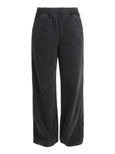 Solada Pantaloni donna in felpa a gamba larga - antracite