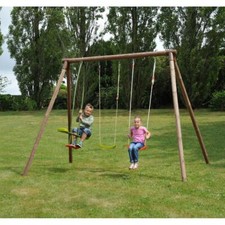 Wooden swing 205 cm double 2