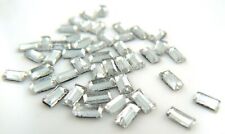 STRASS RETTANGOLO Cristallo trasparente 50pz hotfix 2,5mmx 5mm Termoadesivi