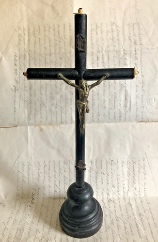 Antico crocifisso altare - antico, da