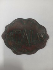 stemma in metallo vintage