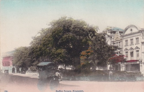 Cartolina singapore raffles - cartolina,