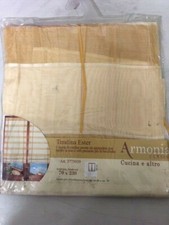 Coppia tendine tenda 70x230 cm tende interni finestra arredo Ester beige righe