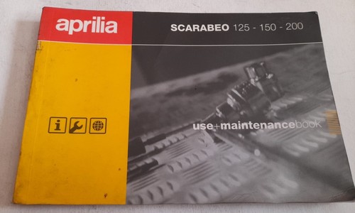 Aprilia libretto uso - libretto, e
