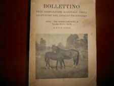 1965 BOLLETTINO DELL'ASSOCIAZIONE NAZIONALE DEGLI ALLEVATORI CAVALLO TROTTATORE
