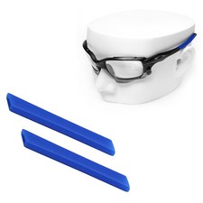 Kit silicone blu ricambio braccia orecchie calze per occhiali da sole Oakley Jawbone/ventilati
