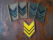 Lotto Gradi Tubolari Sergente Militare Esercito Italiano Divisa Spalline Uniform