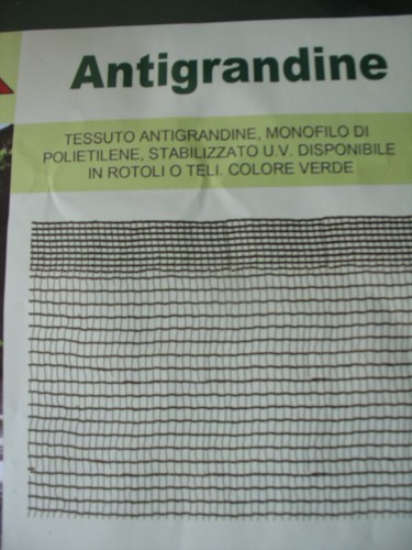 Rete antigrandine antibecco - antigrandine,