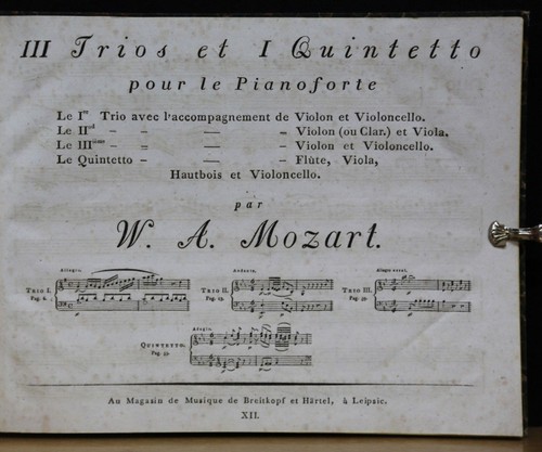 Mozart iii trii i - trii, e