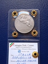 10 LIRE ULIVO  1946 PERIZIA NIP Repubblica Italiana Rara