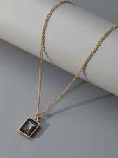 Collana Uomo dorata ciondolo
