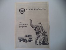 advertising Pubblicità 1963 AUTOCARRO LANCIA ESAGAMMA