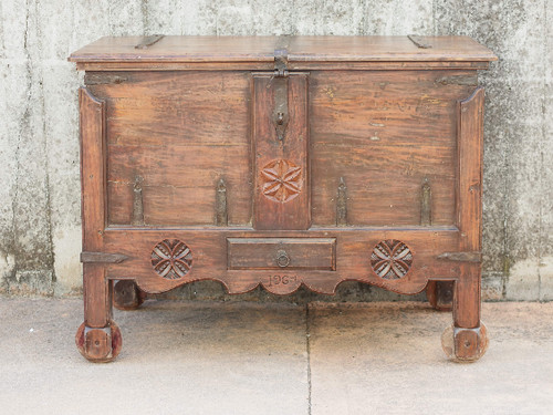 Antico baule credenza - , indiano