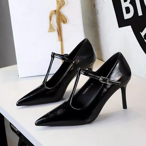 Decolte eleganti vernice nera - decolte,