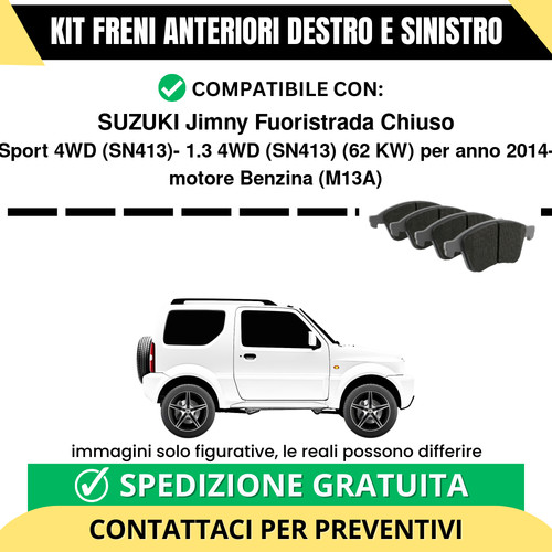 Pastiglie freno anteriori per - freno,