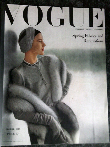 Vogue march 1945 ww2 issue - 1945,