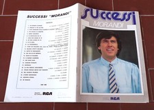 Spartiti GIANNI MORANDI Successi OTTIMO 1986 - 25 brani  Raccolta Spartito TESTI