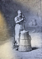 1913 Artista Jean Francois Millet illustrato