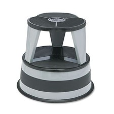 Cramer 100182 Sgabello a 2 gradini in acciaio Kik-Step 16" diametro x 14,25"h - Ardesia Nuovo