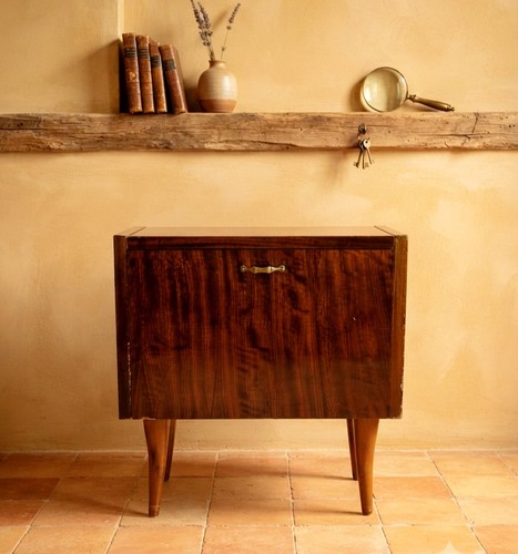 Comodino vintage mid - comodino,