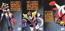 GOLDRAKE UFO ROBOT GRENDIZER LOTTO COMPLETO 3 CARTOLINE PROMOCARD VINTAGE