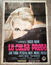 LA CALDA PREDA La Curée FONDA, VADIM MANIFESTO ORIGINALE POSTER AFFICHE 1A ED 2F