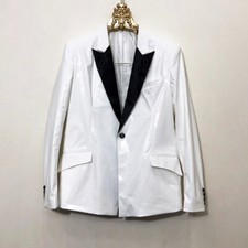 Uomo Similpelle Giacca Top