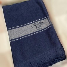 Telo mare Hermes Navy a righe
