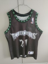 Nba Jersey Vintage NBA Minnesota Timberwolves Kevin Garnett 21 Very Rare Shirt